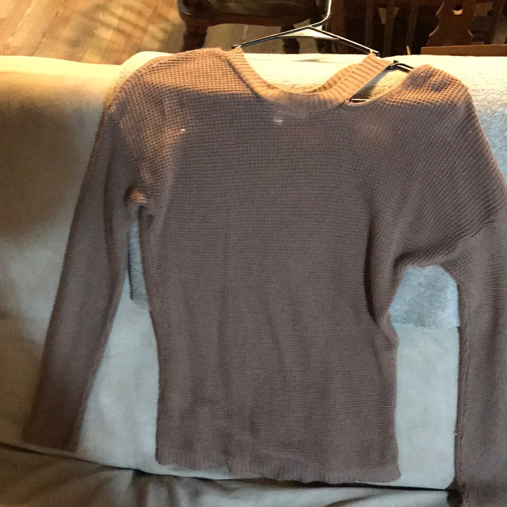 Brown sweater